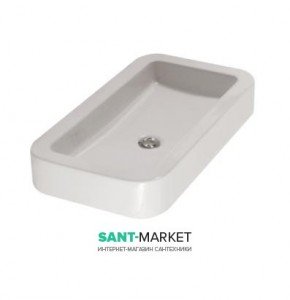 Раковина для ванної підвісна Globo STONE 72x40x11 см без отворів під змішувач біла SS024.BI