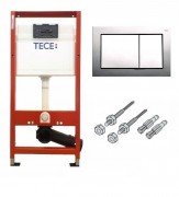 Система инсталляции для подвесного унитаза TECE base 4 в 1 (инсталляция + крепление + прокладка + кнопка хром) 9400006