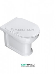 Унитаз напольный компакт Catalano CANOVA ROYAL 36х53 см белый 1VPCR00