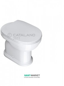 Унитаз напольный компакт Catalano CANOVA ROYAL 36х53 см под бачок белый 1VACV00