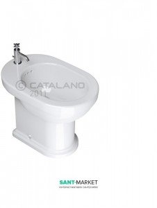 Біде підлогове Catalano CANOVA ROYAL 1 відп. під змішувач біле 36х53 см 1BICV00