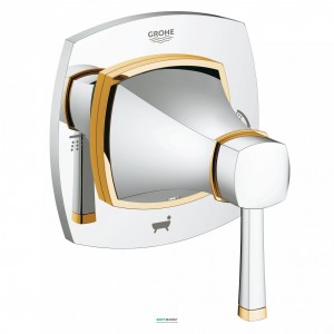 Перемикач GROHE Grandera на 3 положень хром / золото 19942IG0