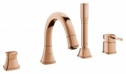 Смеситель однорычажный на борт ванны с душем Grohe Grandera теплый закат 19936DA0