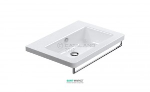 Раковина для ванной подвесная Catalano  NEW LIGHT 67x48 см без отв. под смеситель белая  167LI00