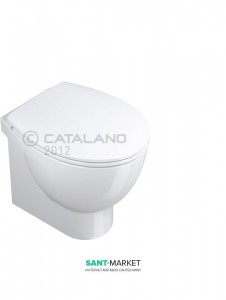 Унитаз напольный компакт Catalano CANOVA ROYAL 36х53 см белый 1VPLI00