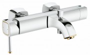 Смеситель однорычажный для ванны с коротким изливом Grohe Grandera хром/золото 23317IG0