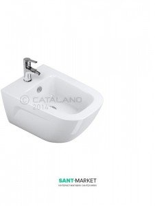 Біде підвісне Catalano NEW LIGHT 37х53 см 1 відп. під змішувач біле 1BSLIR00