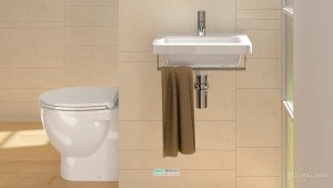 Полотенцедержатель для раковини CATALANO NEW LIGHT 38 см хром 5P45LI00