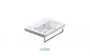 Раковина для ванной подвесная Catalano  NEW LIGHT 45x34 см  без отв. под смеситель белая 145LI00