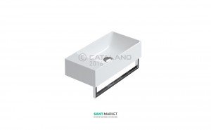 Раковина для ванної підвісна Catalano VERSO 50x25 см без відп. під змішувач біла 15025VE00