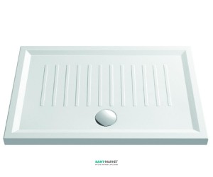 Душевой поддон керамика Catalano Verso 100х80х6 белый 180100H600