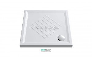 Душевой поддон керамика Catalano Verso 900х90х6 белый 19090H600