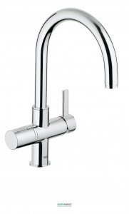 Змішувач одинважільний для кухні Grohe Blue без фільтра хром 31093000
