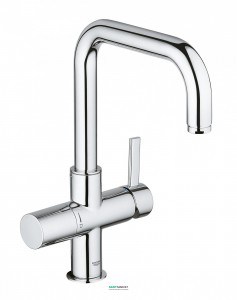 Смеситель однорычажный для кухни Grohe Blue без фильтра хром 31303000