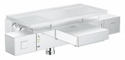 Смеситель с термостатом двухвентильный для ванны Grohe Grohtherm Cube с полочкой хром 34502000