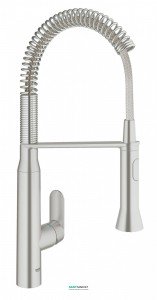 Сенсорний змішувач для кухні Grohe K7 Foot Control змішувач суперсталь 30312DC0