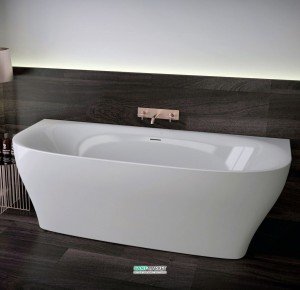 Ванна акриловая пристенная Knief Dream Wall 180х80х60 белая 0100-252-06 + Сифон для ванны Knief 0100-091-06