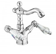 Змішувач для біде на 1 отвір Fiore GIOIELLI хром / Swarovski 08CR0635