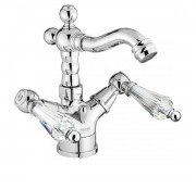 Змішувач для біде на 1 отвір Fiore GIOIELLI хром / Swarovski 08CR0635