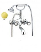 Змішувач для ванни c ручним душем Fiore VENERE SKY золото / Swarovski 13OO0600