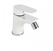 Смеситель для биде  на 1 отверстие Fiore KEVON CHIC хром/белый 81WX8130