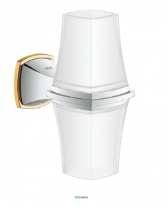 Світильник для ванної подвійний Grohe Grandera хром / золото 40661IG0