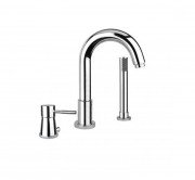 Смеситель на борт ванны с душевой лейкой на 3 отв. Fiore XENON хром 44CR5155