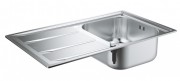 Мойка для кухни прямоугольная Grohe K400 крыло слева  врезная  нержавеющая сталь 31566SD0