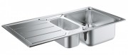 Мийка для кухні прямокутна Grohe K500 крило зліва 1 5 чаші врізна нержавіюча сталь 31572SD0