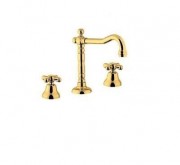 Смеситель для раковины на 3 отверстия Fiore MARGOT золото 26OO0629