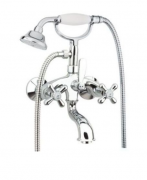 Смеситель для ванны c шлангом и ручным душем Fiore MARGOT хром 26CR0600