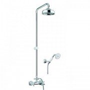 Змішувач для душа c переключать. стійкою 100 см лійкою 20 см і ручним душем Fiore MARGOT хром 26CR0620