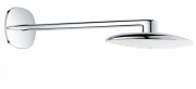Верхній душ Grohe Rainshower 360 Mono 36x22 з душовим кронштейном хром / білий 26450LS0
