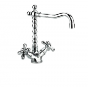 Змішувач для раковини високий на 1 відп. Fiore MARGOT SKY хром / Swarovski 01CR0625