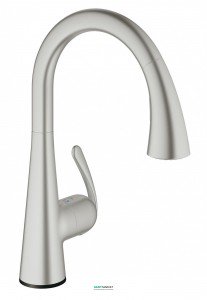 Сенсорний змішувач для кухні Grohe Zedra Touch суперсталь 30219DC1