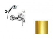 Змішувач для ванни c ручним душем Fiore IMPERIAL золото / Swarovski 82OO5100