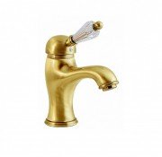 Змішувач для раковини на 1 отвір Fiore IMPERIAL SKY золото / Swarovski 82OO5221