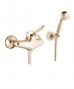 Смеситель для ванны c ручным душем Fiore IMPERIAL  золото/керамика 83OO5127