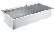 Мийка для кухні прямокутна Grohe K800 врізна 1 чаша нержавіюча сталь 31586SD0