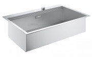 Мойка для кухни прямоугольная Grohe K800 врезная  1 чаша  без корзинчатого вентиля  нержавеющая сталь 31584SD0