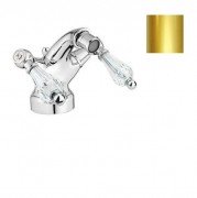 Смеситель для биде  на 1 отверстие Fiore GIOIELLI хром-золото/Swarovski 08CO632