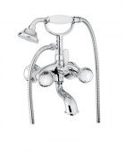 Смеситель для ванны c ручным душем Fiore XT SKY хром/Swarovski 17CR0610