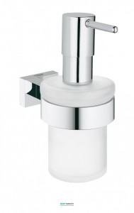 Дозатор рідкого мила з власником Grohe Essentials Cube хром 40756001