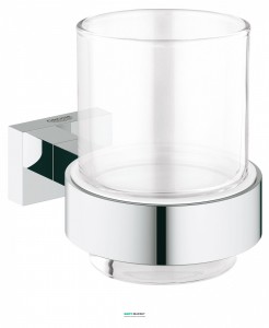 Стакан з власником Grohe Essentials Cube хром 40755001