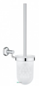 Туалетний йоржик Grohe Essentials Authentic хром / білий 40658001