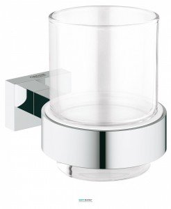 Стакан з власником Grohe Essentials Cube хром 40755001