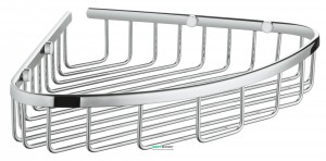 Полочка-решітка Grohe BauCosmopolitan кутова хром 40663001
