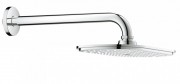 Верхний душ с потолочным кронштейном GROHE Rainshower Cosmopolitan Metal 30х15 хром 26058000