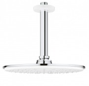 Верхній душ з стельовим кронштейном GROHE Rainshower Cosmopolitan Metal 21 хром / білий 26053LS0