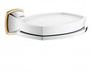 Мильниця з утримувачем Grohe Grandera хром / золото 40628IG0
